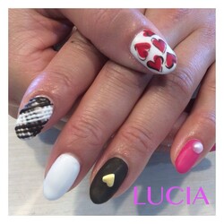 バレンタインチョコジェルネイル♪|Lucia