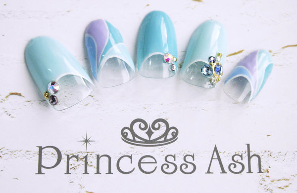  エレガント★プッチ柄ネイル|Princess Ash 阪急三番街店