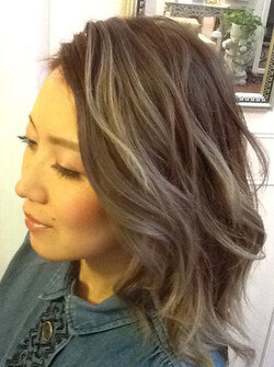 ラベンダーグレージュ×ホワイトグレージュ