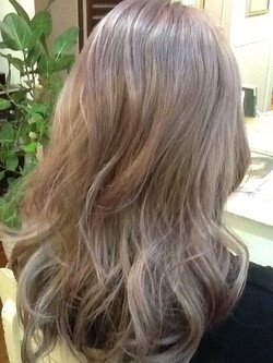 ハイトーン ラベンダーピンク シルバーグレー