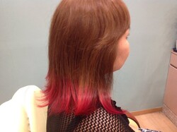 毛先カラー|takeuchi barber