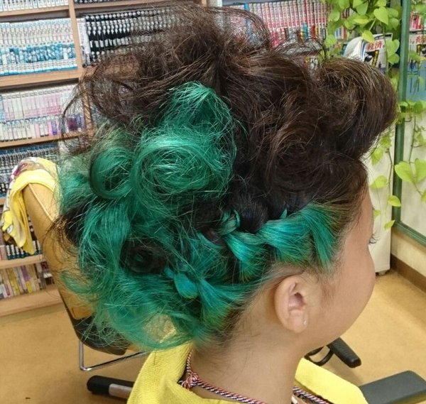 祭りのアップ|パーマままの店