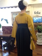 ヘアセット☆袴着付《フェリス0522630508》|feliz