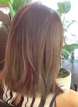 ウィービング　グラデーション　ボブ