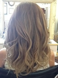 アッシュベージュ ウィービング ＋グラデーション