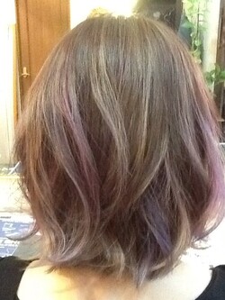 ウィービングハイライトグラデ＋ジュエリーカラー