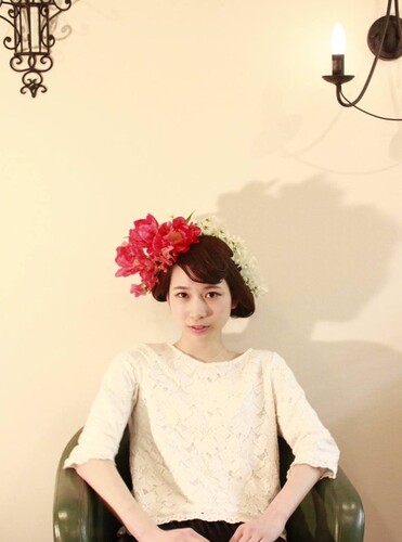 ikebana × hair 