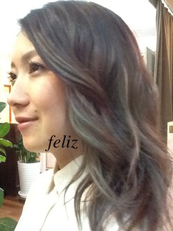 外国人風ヘア ハイライトカラー feliz☆名古屋