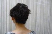 編み込みカチューシャ風アップ|HAIR ESTHESALON AONO
