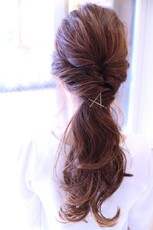  ゆるふわカジュアルなヘアアレンジ☆|eclat hair&amp;beauty