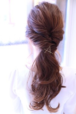  ゆるふわカジュアルなヘアアレンジ☆|eclat hair&amp;beauty