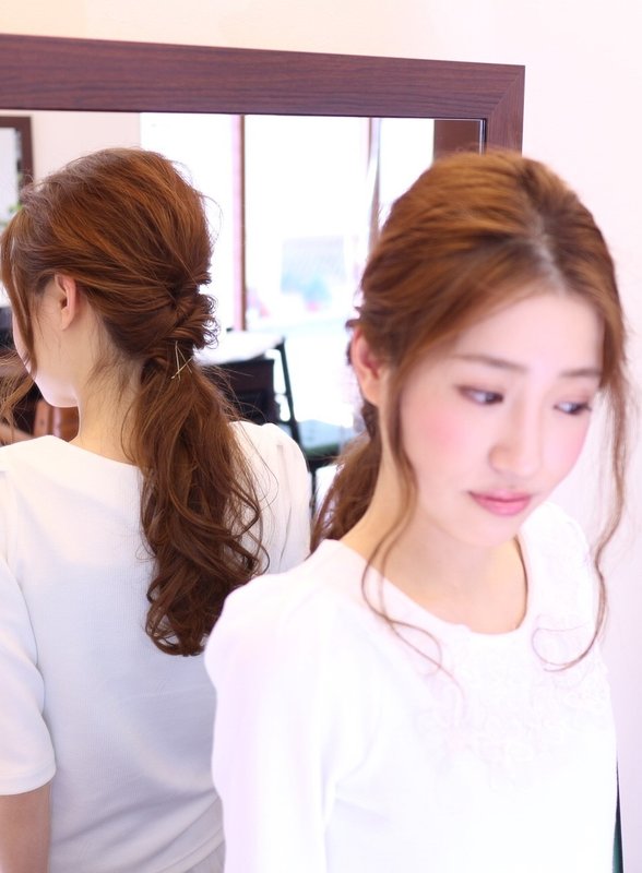  ゆるふわカジュアルなヘアアレンジ☆|eclat hair&amp;beauty