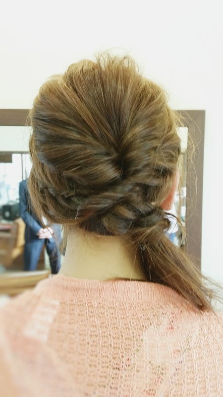  スイートフェミニン☆アレンジロング|eclat hair&amp;beauty