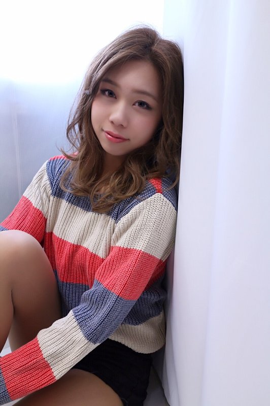  朝ラクチン♪おフェロな大人ウェーブセミディ|eclat hair&amp;beauty