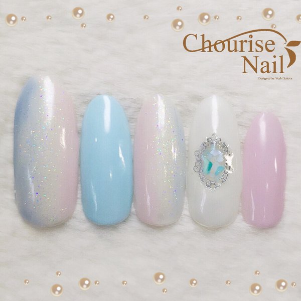 【6月のおすすめ】オーロラネイル|Chourise Nail*