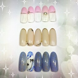 6月定額☆どれでも￥4500デザイン|スパクレエル　ネイル　旭橋店