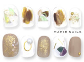 新規-定額¥6980オフ込選べるトレンドアート1|MARIE NAILS 心斎橋店