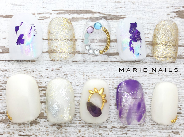 新規-定額￥6980オフ込選べるトレンドアート3|MARIE NAILS 心斎橋店