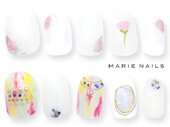 定額7980オフ込＆ストーンのせ放題10本アート2|MARIE NAILS 神戸 三宮店