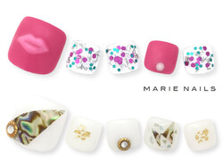 定額¥5980 フットネイル|MARIE NAILS 神戸 三宮店