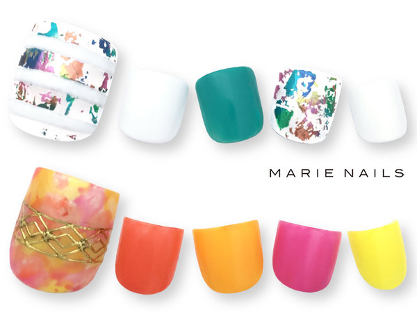新規オフ込みーFOOT定額¥4980コース1|MARIE NAILS 南堀江店
