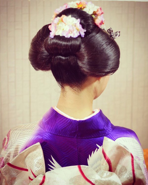舞妓さん風日本髪|ヘアメイクJUNO