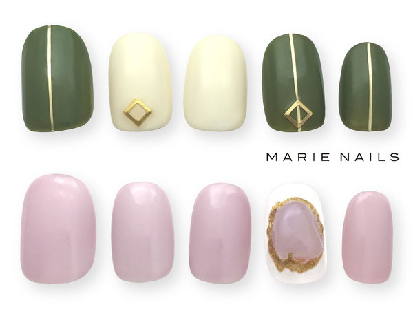 定額シンプルコース5000円【初回オフ込】|MARIE NAILS 京都三条通り店