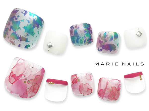 フット定額6000円【初回オフ込】062a|MARIE NAILS 表参道店