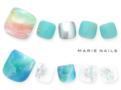 【リピーター様OK】ケア込みフットジェル9180円|MARIE NAILS 青山通り店