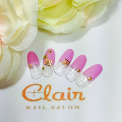 7月定額ジェル¥4.500コース☆デザイン1|スパクレエル　ネイル　旭橋店