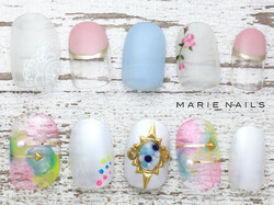定額7980のせ放題10本アート/072|MARIE NAILS 神戸 三宮店