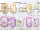 定額7980のせ放題10本アート2/072|MARIE NAILS 神戸 三宮店