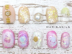 定額7980のせ放題10本アート2/072|MARIE NAILS 神戸 三宮店
