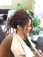 結婚式のお呼ばれヘアーセット|ヘアーメイクＴＥＮ