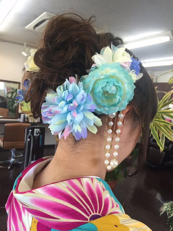 卒業式のセットと着付け|ヘアーメイクＴＥＮ