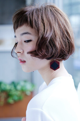 gift＊ゆるふわ前下がりヌーディーボブ