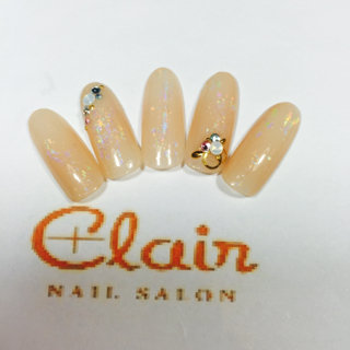 8月定額ジェル¥4.500コース☆デザイン1|スパクレエル　ネイル　旭橋店