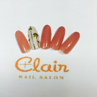 8月定額ジェル¥4.500コース☆デザイン3|スパクレエル　ネイル　旭橋店