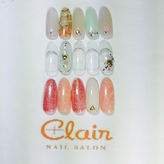 8月定額☆どれでも￥6000デザイン|スパクレエル　ネイル　旭橋店