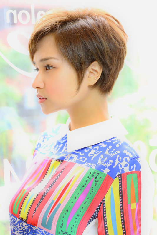 ヌーディーカラーショート☆大関　春香|hair salon Aere