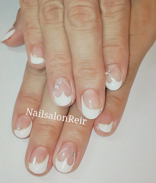 ハートフレンチネイル|Beauty salon Reir