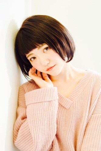 前髪ぱっつんボブ