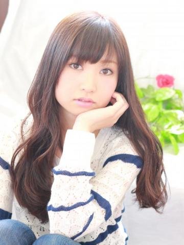 ダークカラーウェーブ・ロングふんわりパーマ|Wiz-R 成田三里塚店　美容室