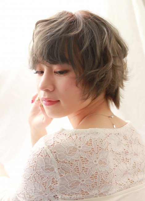 ショートパーマ・ノスタルジックカール|Wiz-R 成田三里塚店　美容室