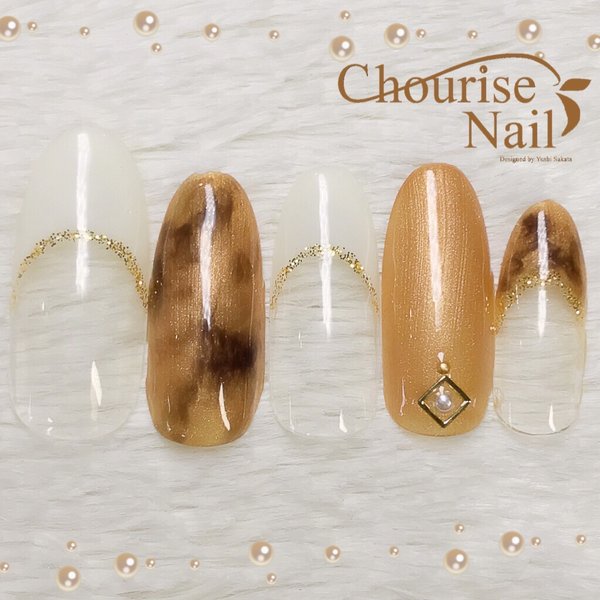 秋コーデネイル♡３|Chourise Nail*
