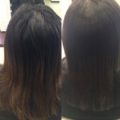 縮毛矯正（ストレート）＆カラー|hair design aR