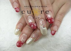 雪の結晶で冬だね