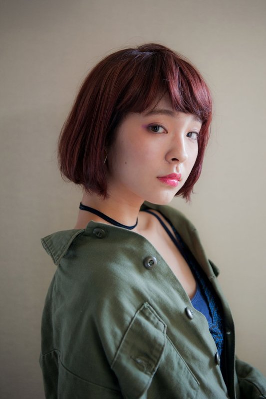 外国人風の切りっぱなし斬新なボブ|kisai BUZZ