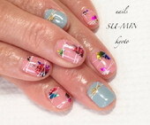 フィルムアートで可愛さ輝く♪|NAILS SU-MIN EVER GREEN店