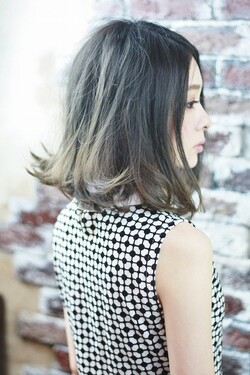 3Ｄグラデーション☆外はねラフボブ|parade